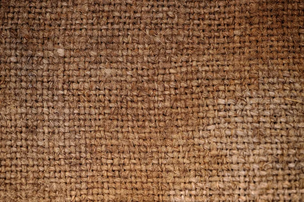 Retângulo de fundo saskcloth marrom — Fotografia de Stock