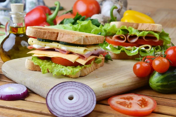 Tasty sandwich — Stock Photo, Image