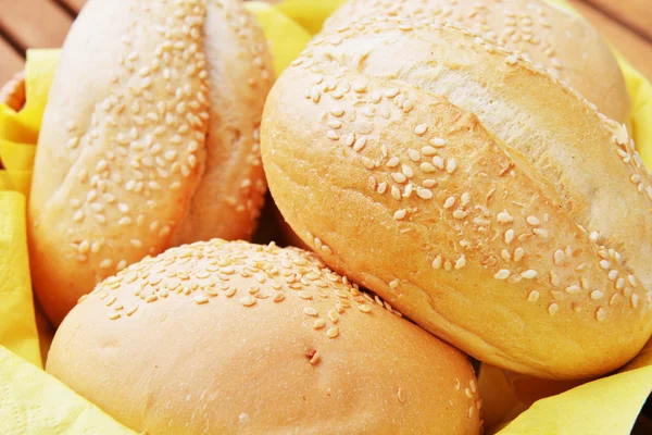 Buns with sesame — Stock Photo, Image