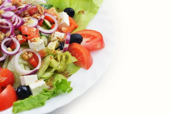 Salad with fresh vegetables — Stock Photo, Image