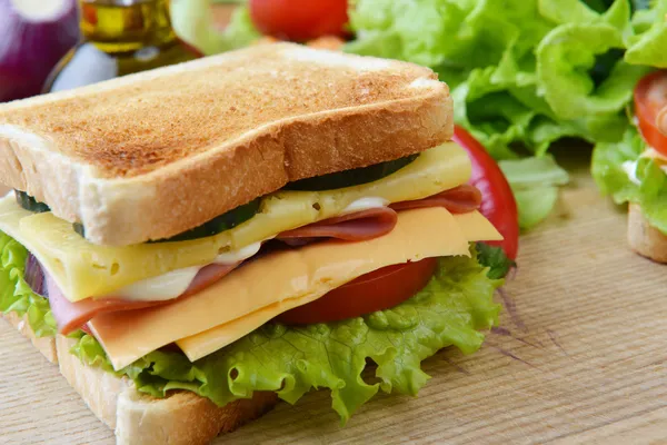 Tasty sandwich — Stock Photo, Image