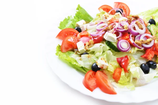 Salad with fresh vegetables — Stock Photo, Image