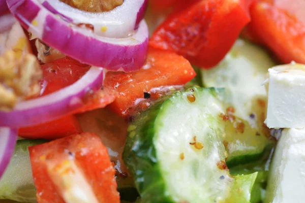 Ensalada con verduras frescas — Foto de Stock