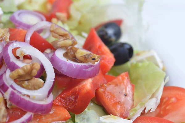 Salad with fresh vegetables — Stock Photo, Image