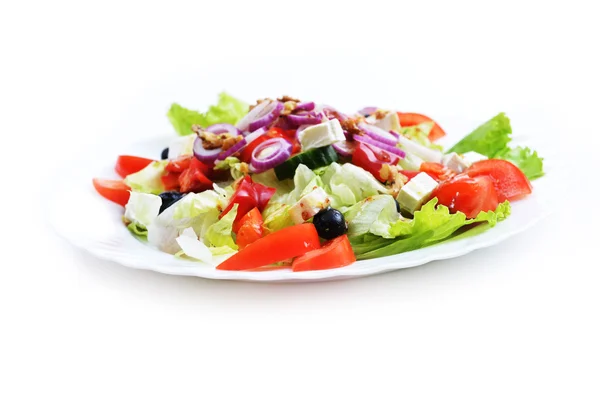 Saláta friss zöldségekkel — Stock Fotó