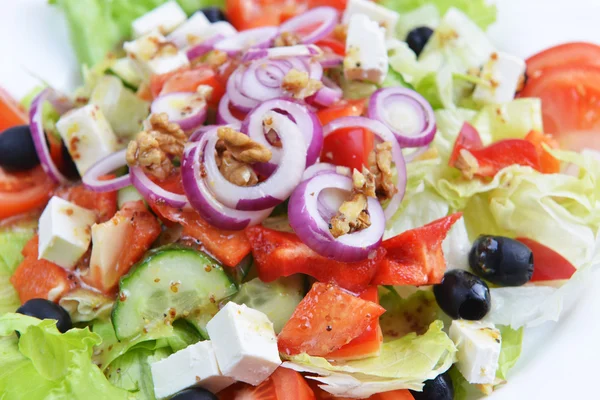 Salad with fresh vegetables — Stock Photo, Image