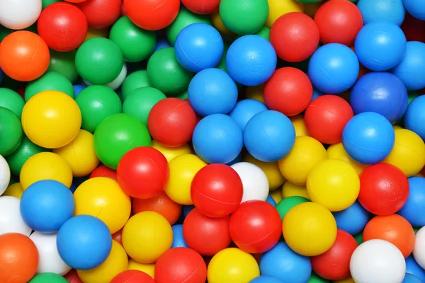 Color plastic balls — Stock Photo, Image