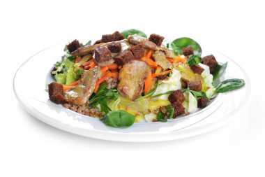 marine edilmiş domuz salata