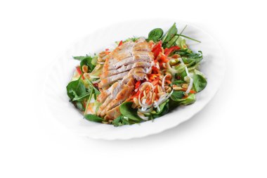 kızarmış tavuk salatası