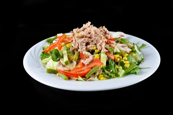 Vers gehakte tonijnsalade — Stockfoto