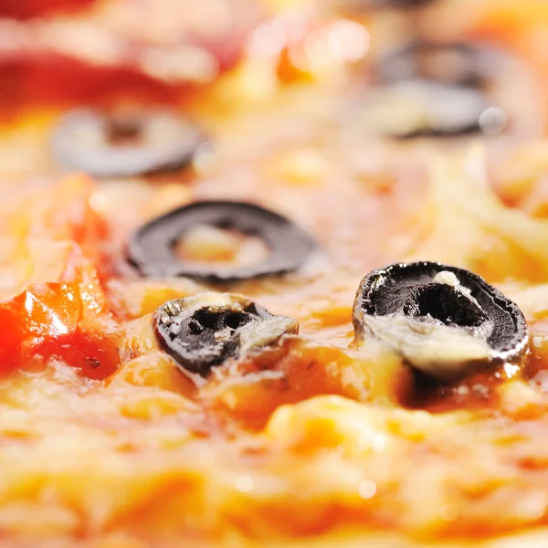 Vers gebakken pizza — Stockfoto