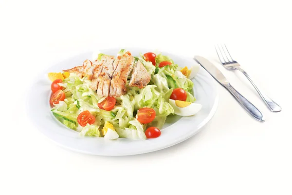 Salade met sla — Stockfoto