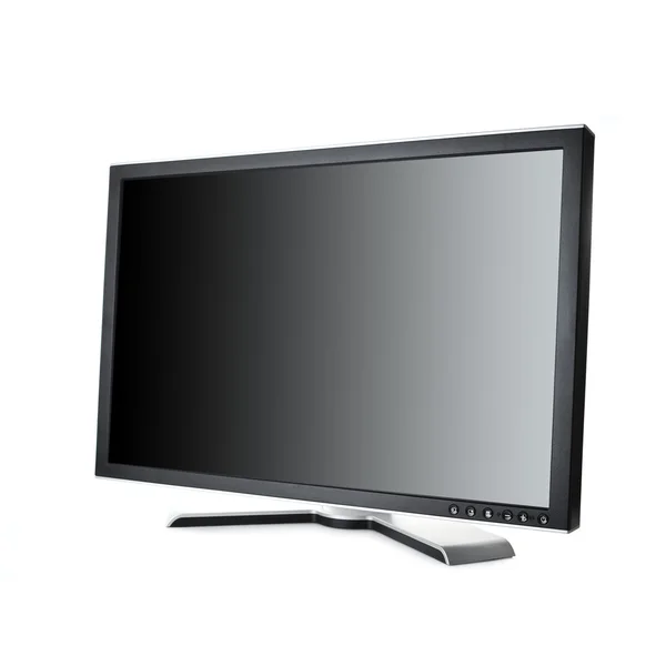 Monitor negro blanco — Foto de Stock