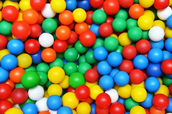 Color plastic balls — Stock Photo, Image