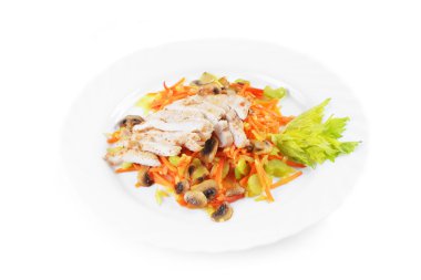 ızgara sebze salatası