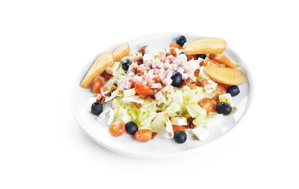 Salade van vers gehakte ham — Stockfoto