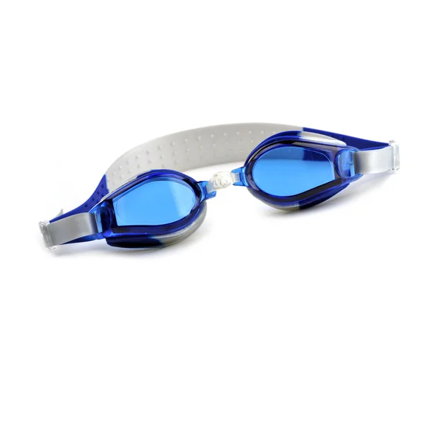 Gafas de natación azul — Foto de Stock