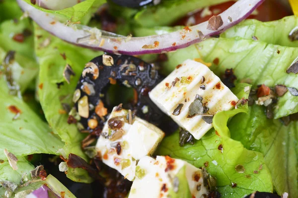 Salad with fresh vegetables — Stock Photo, Image