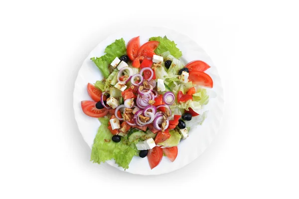 Salad with fresh vegetables — Stock Photo, Image