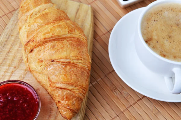 Fresh crusty croissant — Stock Photo, Image