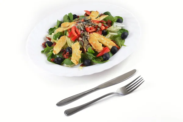 Verse spinazie salade — Stockfoto