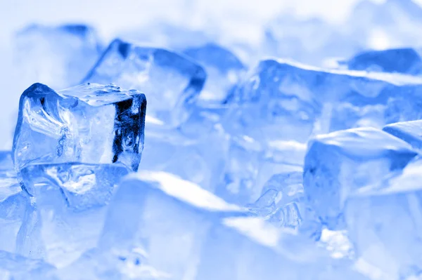 Ice cubes close up — Stock Photo, Image