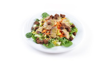 marine edilmiş domuz salata