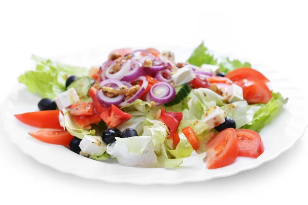 Salad with fresh vegetables — Stock Photo, Image