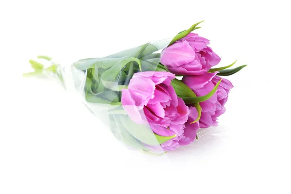 Růžové tulipány — Stock fotografie