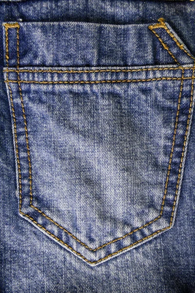 Jeans ficka — Stockfoto