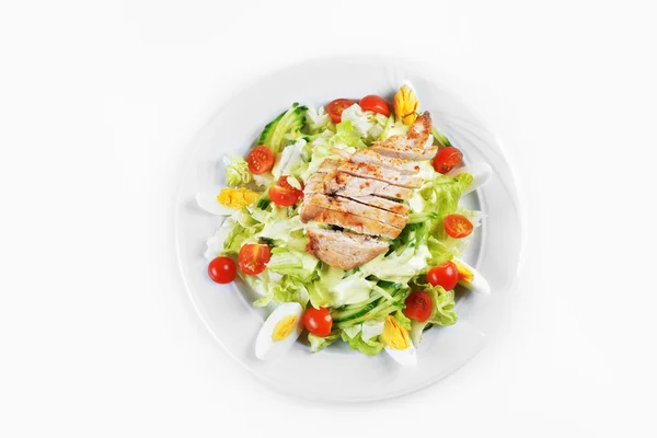 Ensalada con lechuga — Foto de Stock