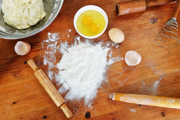 Kitchen rolling pin — Stock Photo, Image