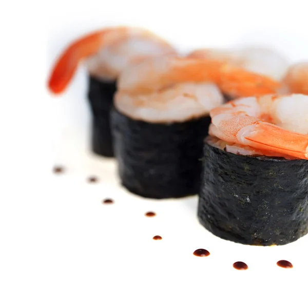Rolos de sushi frescos — Fotografia de Stock