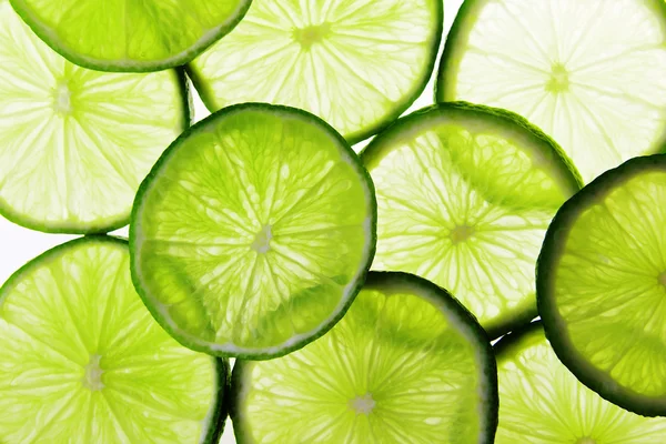 Sliced fresh lime — Stock Photo, Image