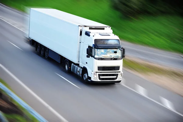 Large truck on road — Stock Photo, Image