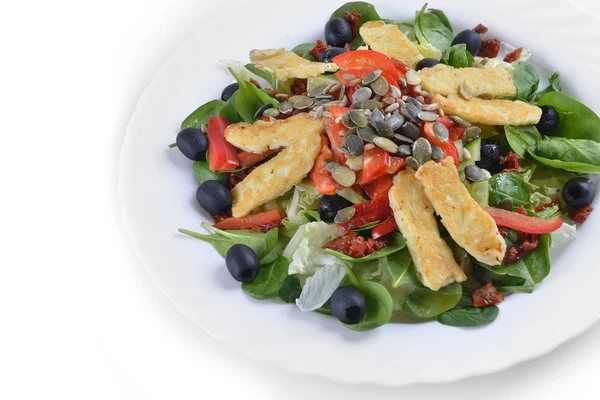 Verse spinazie salade — Stockfoto