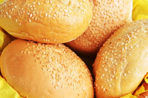 Buns with sesame seeds — Stock Photo, Image