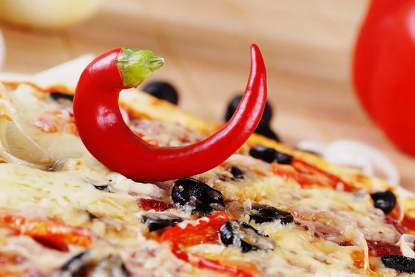 Pizza saporita — Foto Stock