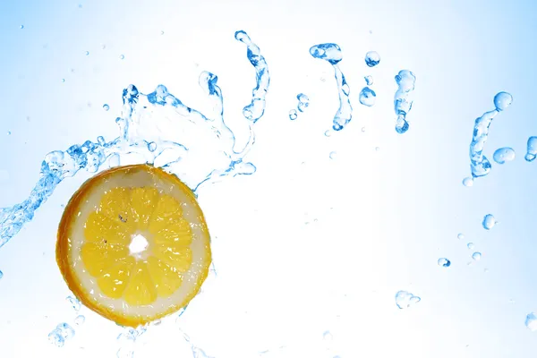 Slice of lemon — Stock Photo, Image