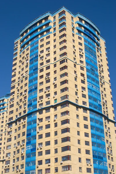 Fachada casa residencial estalinista no aterro Kotelnicheskaya em Moscou Rússia — Fotografia de Stock