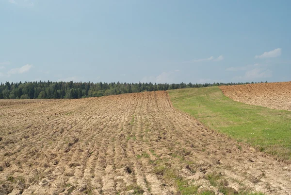 Paysage avec champs arables — Photo