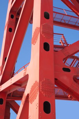 Köprü çerçeve closeup bir parçası