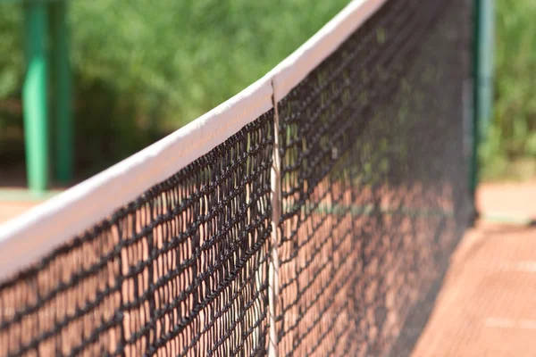 테니스 그물 근접 촬영 — 스톡 사진