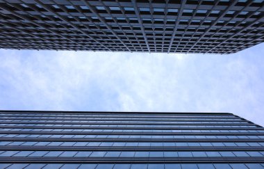 ofis binaları soyut portre