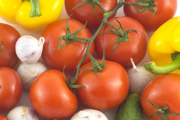 Assorted ripe vegetables closeup — Stock Photo, Image
