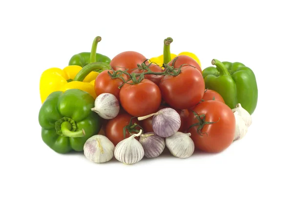 Surtido de verduras maduras primer plano — Foto de Stock