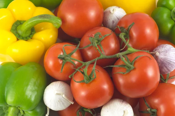 Surtido de verduras maduras primer plano —  Fotos de Stock