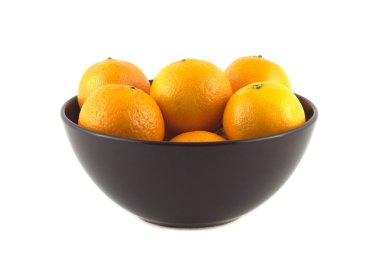 mandalina izole mor Çin kase