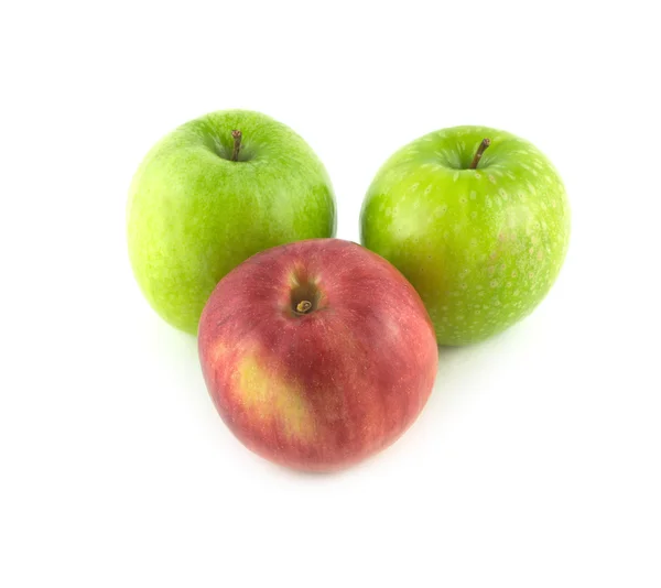 Ripe apples isolated close up — Stock Photo, Image