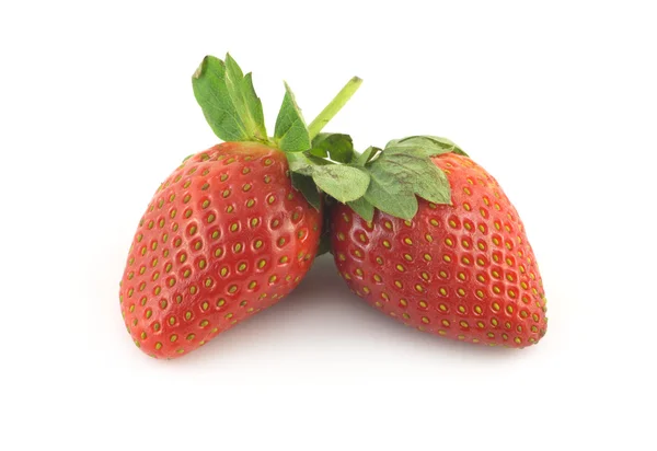 成熟的草莓孤立的特写 — 图库照片
